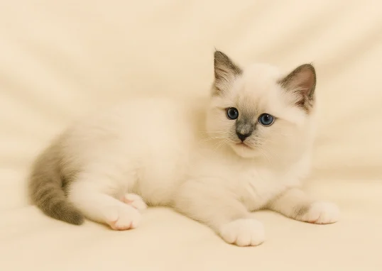 Chat se rafraîchissant sur un tapis réfrigérant